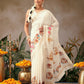Digital Printed Festive Collection Mayli Tanjore Art Inspired Saree