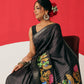 Digital Printed Premium Festive Saree with Tanjore Art Inspiration