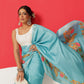 Digital Printed Premium Festive Saree with Tanjore Art Inspiration