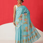 Digital Printed Premium Festive Saree with Tanjore Art Inspiration