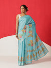 Digital Printed Premium Festive Saree with Tanjore Art Inspiration