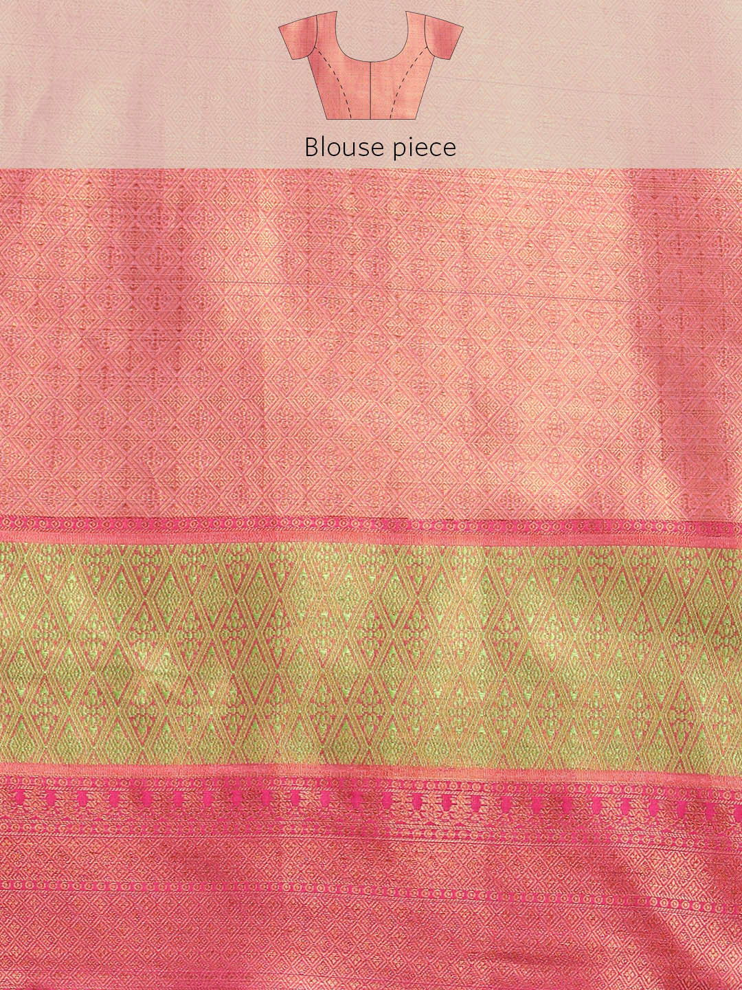 Kanjivaram Silk Zari Woven Digital Printed Saree