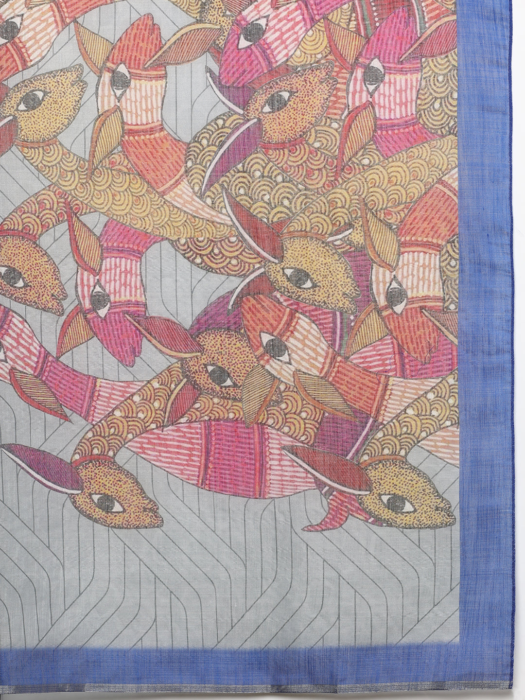 Cotton Zari Tissue Printed Saree