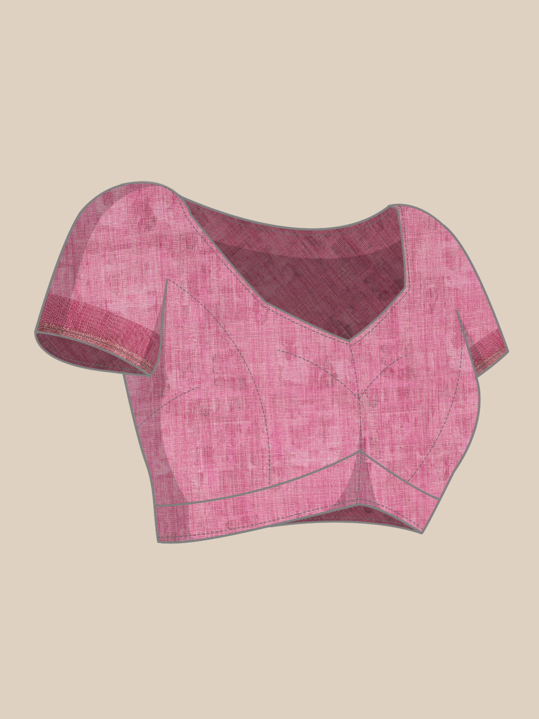 Cotton Zari Tissue Printed Saree