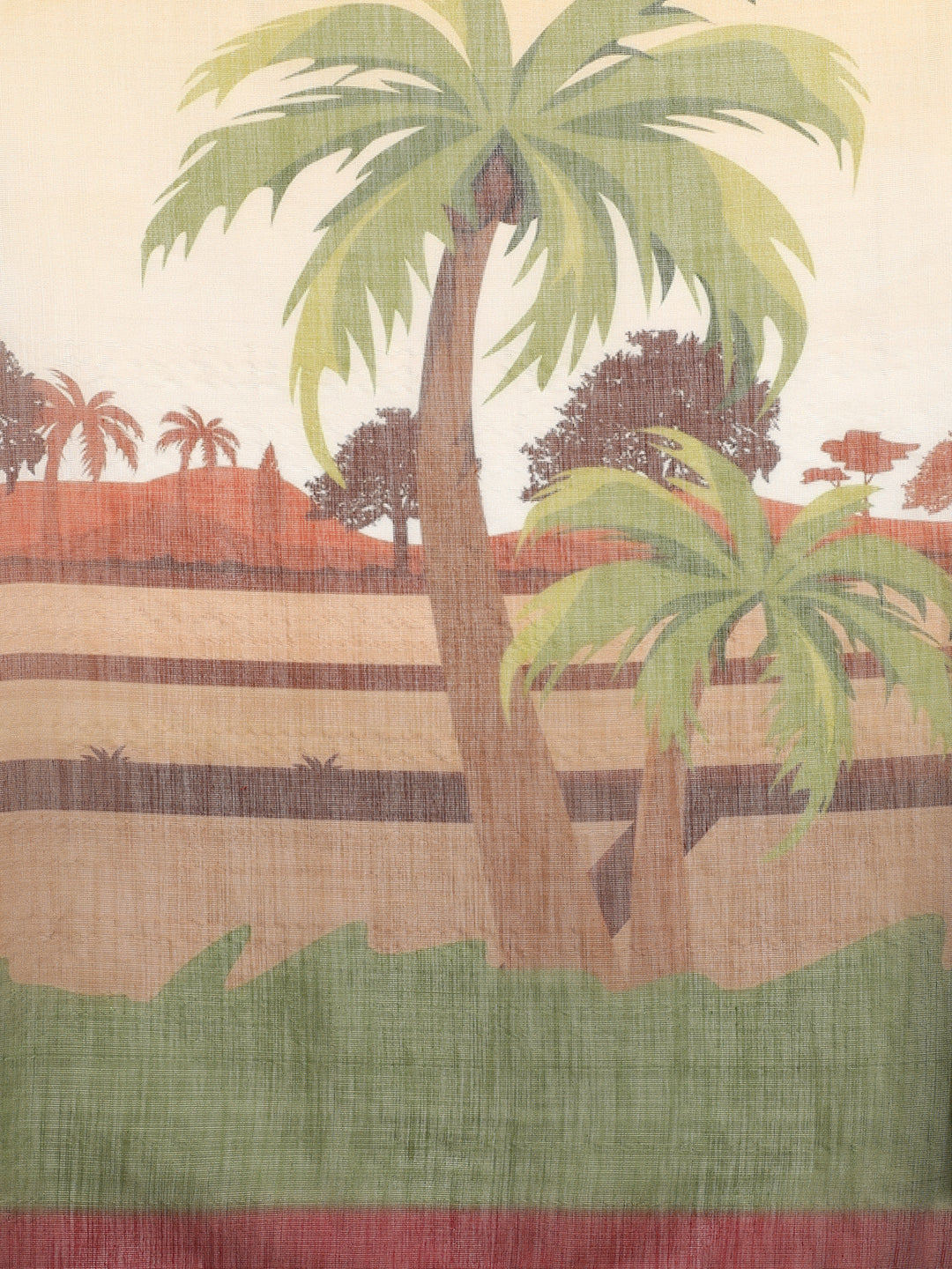 Cotton Zari Tissue Printed Saree