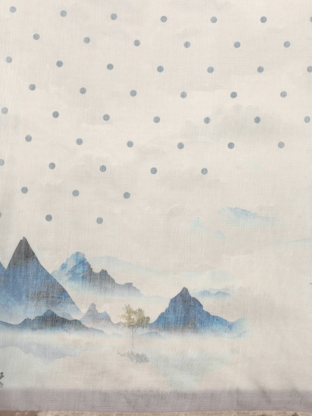 Cotton Zari Tissue Printed Saree