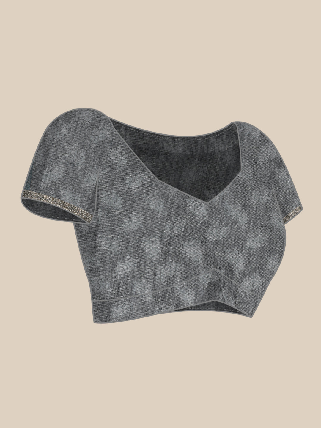 Cotton Zari Tissue Printed Saree