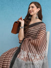 Cotton Zari Tissue Printed Saree
