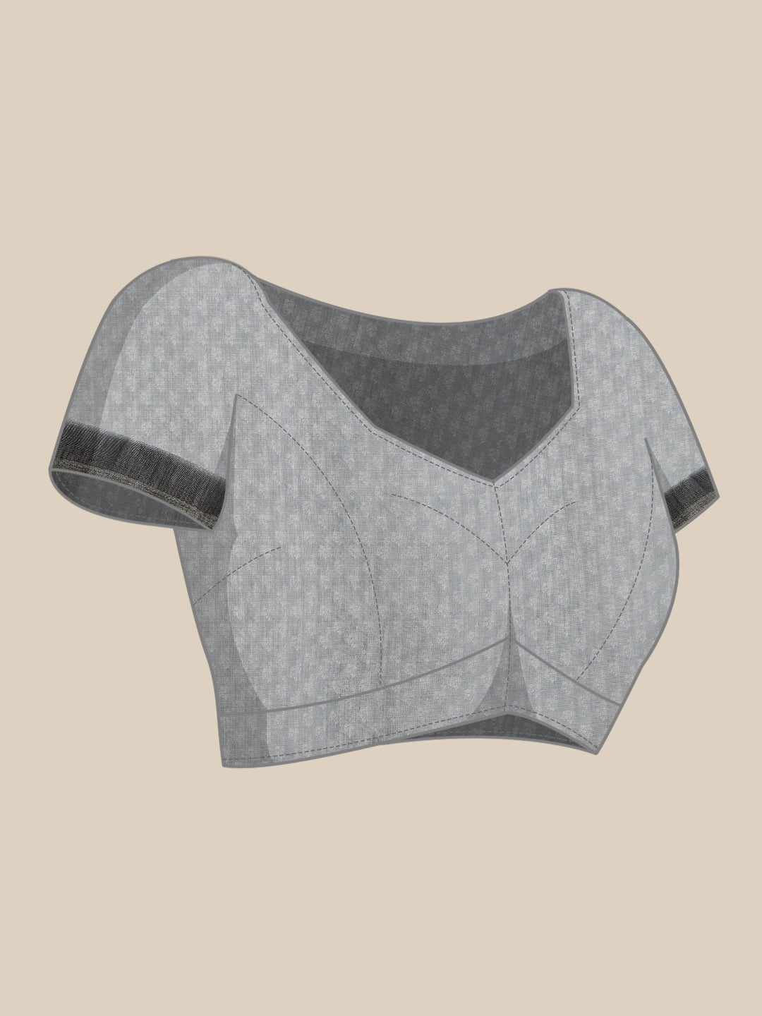 Cotton Zari Tissue Printed Saree