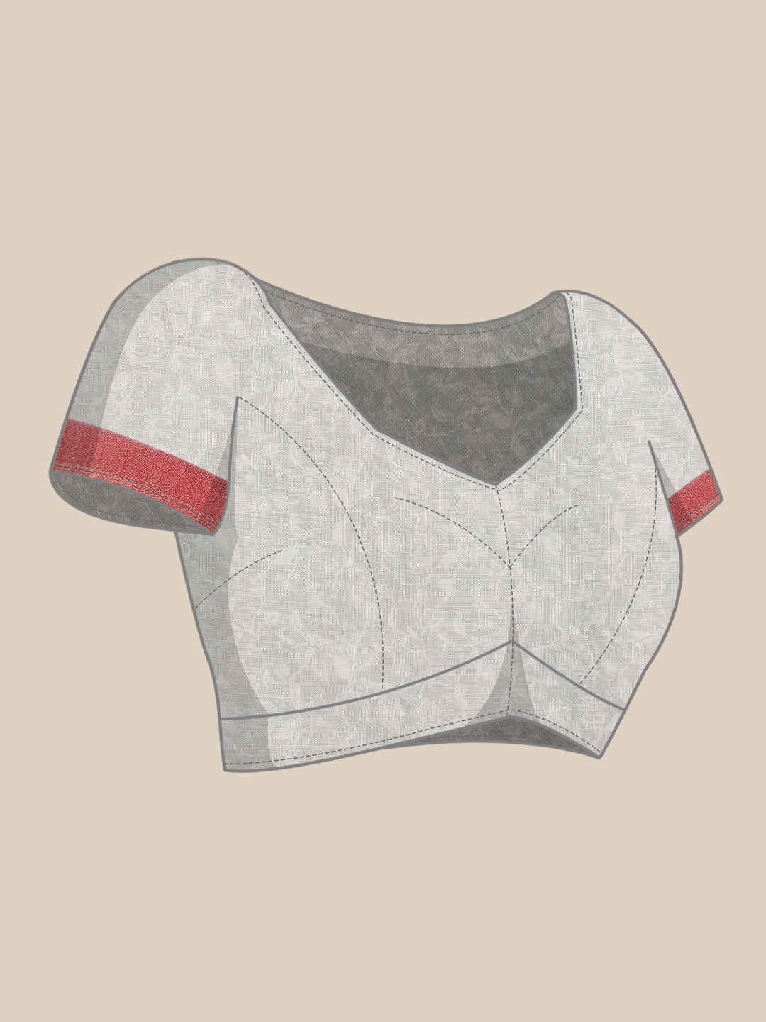 Cotton Zari Tissue Printed Saree