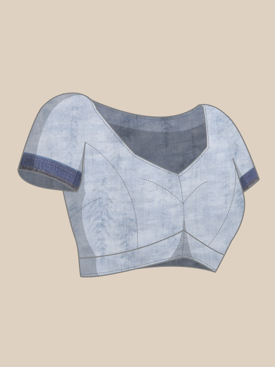 Cotton Zari Tissue Printed Saree