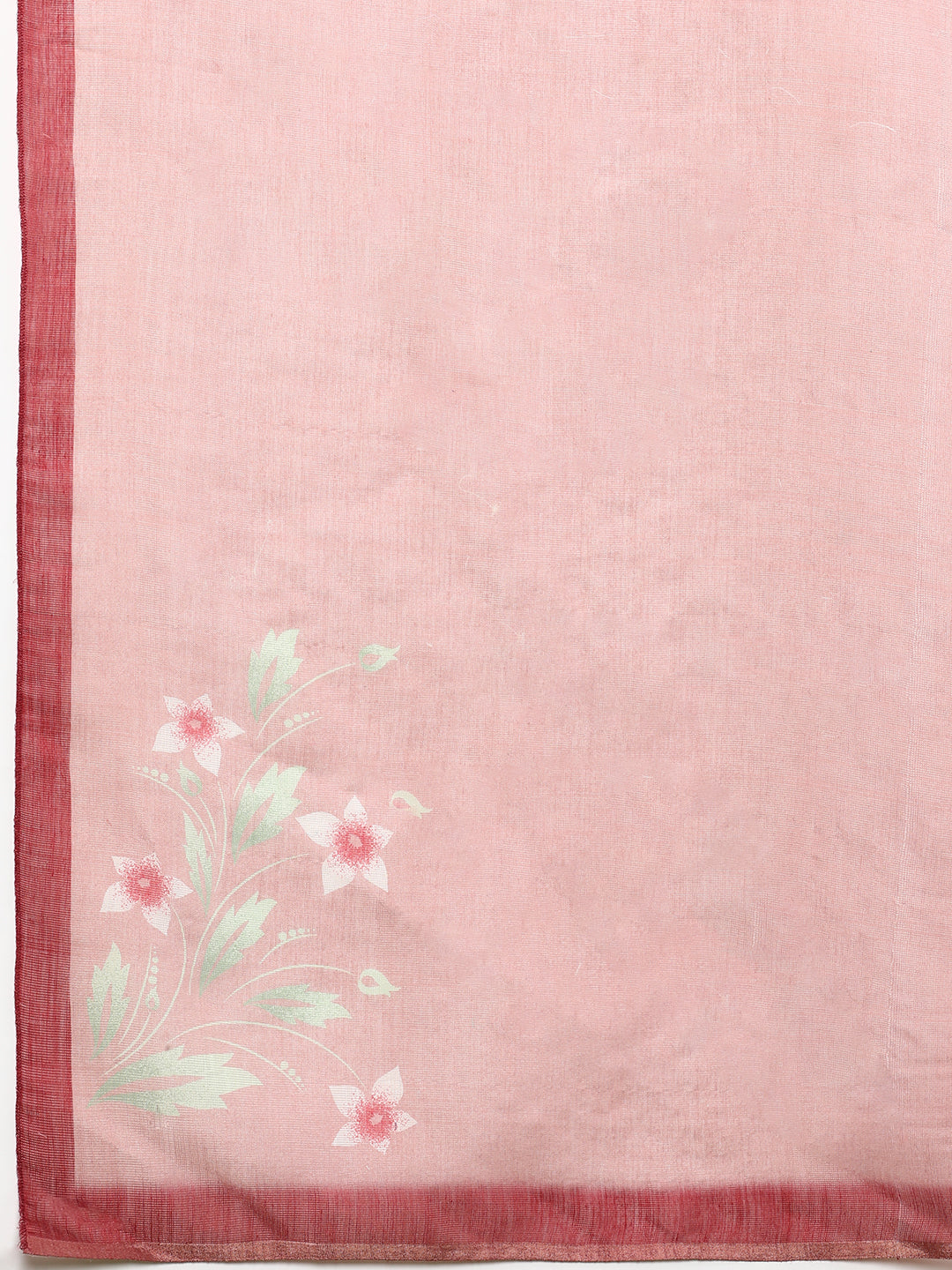 Cotton Zari Tissue Printed Saree