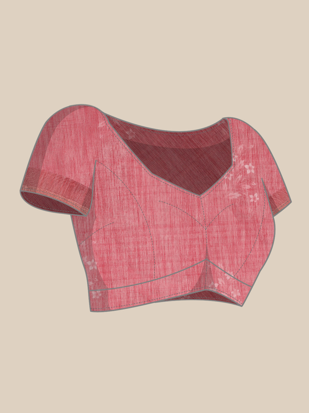 Cotton Zari Tissue Printed Saree