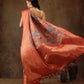 Kanjeevaram Pattu Zari Woven Border Digital Printed Saree