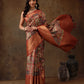 Kanjeevaram Pattu Zari Woven Border Digital Printed Saree