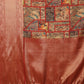 Kanjeevaram Pattu Zari Woven Border Digital Printed Saree