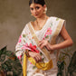 Onam Special Floral Printed Silk Kasavu Saree