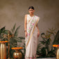 Onam Special Floral Printed Silk Kasavu Saree