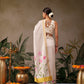 Onam Special Floral Printed Silk Kasavu Saree