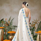 Digital Printed Soft Silk Kasavu Type Floral Saree With Printed Blouse