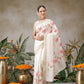 Onam Special Digital Printed Soft Silk Kasavu Saree With Printed Blouse