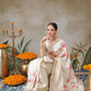 Onam Special Digital Printed Soft Silk Kasavu Saree With Printed Blouse