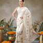 Onam Special Digital Printed Soft Silk Kasavu Saree With Printed Blouse