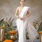 Onam Special Golden Border Solid Art Silk Kasavu Saree With Printed Blouse