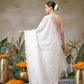 Onam Special Golden Border Solid Art Silk Kasavu Saree With Printed Blouse