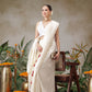 Onam Special Solid Soft Silk Kasavu Saree With Beautiful Tassels & Printed Blouse