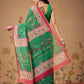 Everyday Paithani Cotton Blend Saree with Modern Digital Prints