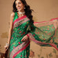 Everyday Paithani Cotton Blend Saree with Modern Digital Prints