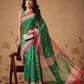 Everyday Paithani Cotton Blend Saree with Modern Digital Prints