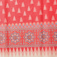 Trendy Paithani Printed Cotton Blend Saree with Floral Design
