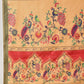 Floral Paithani Printed Cotton Blend Saree with Contrast Pallu