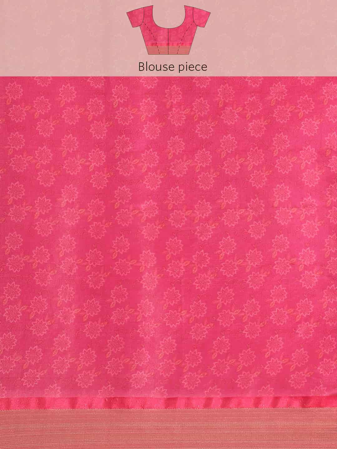 Kalamkari Print with Regal Weave Silk Saree