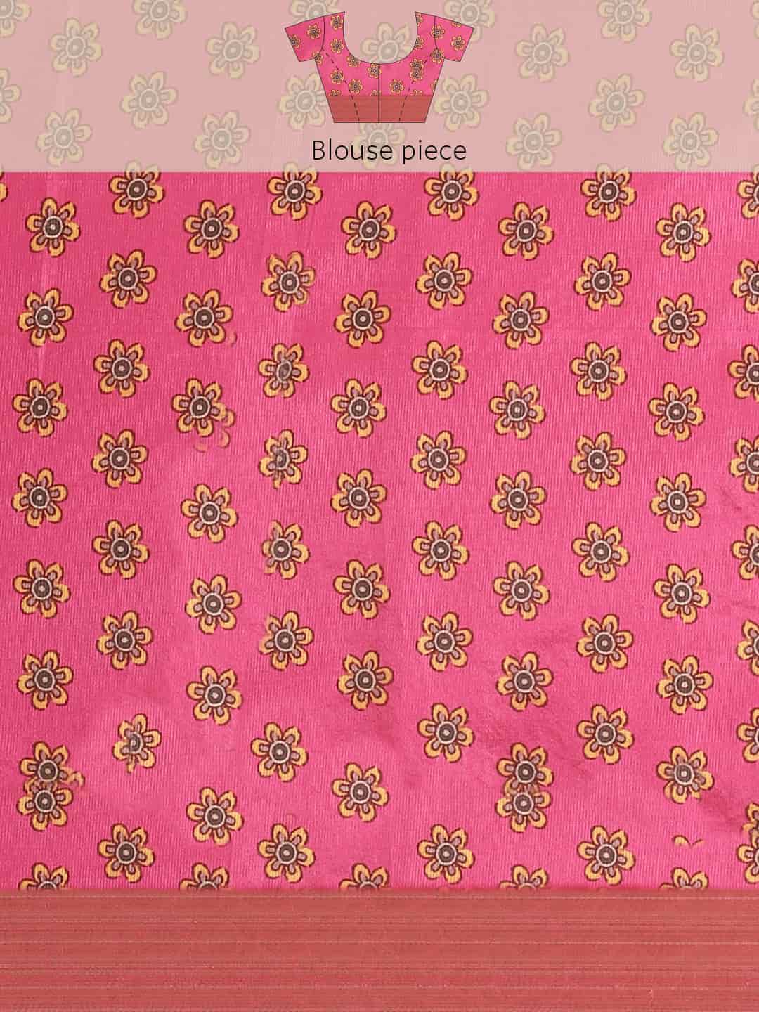 Kalamkari Print with Regal Weave Silk Saree