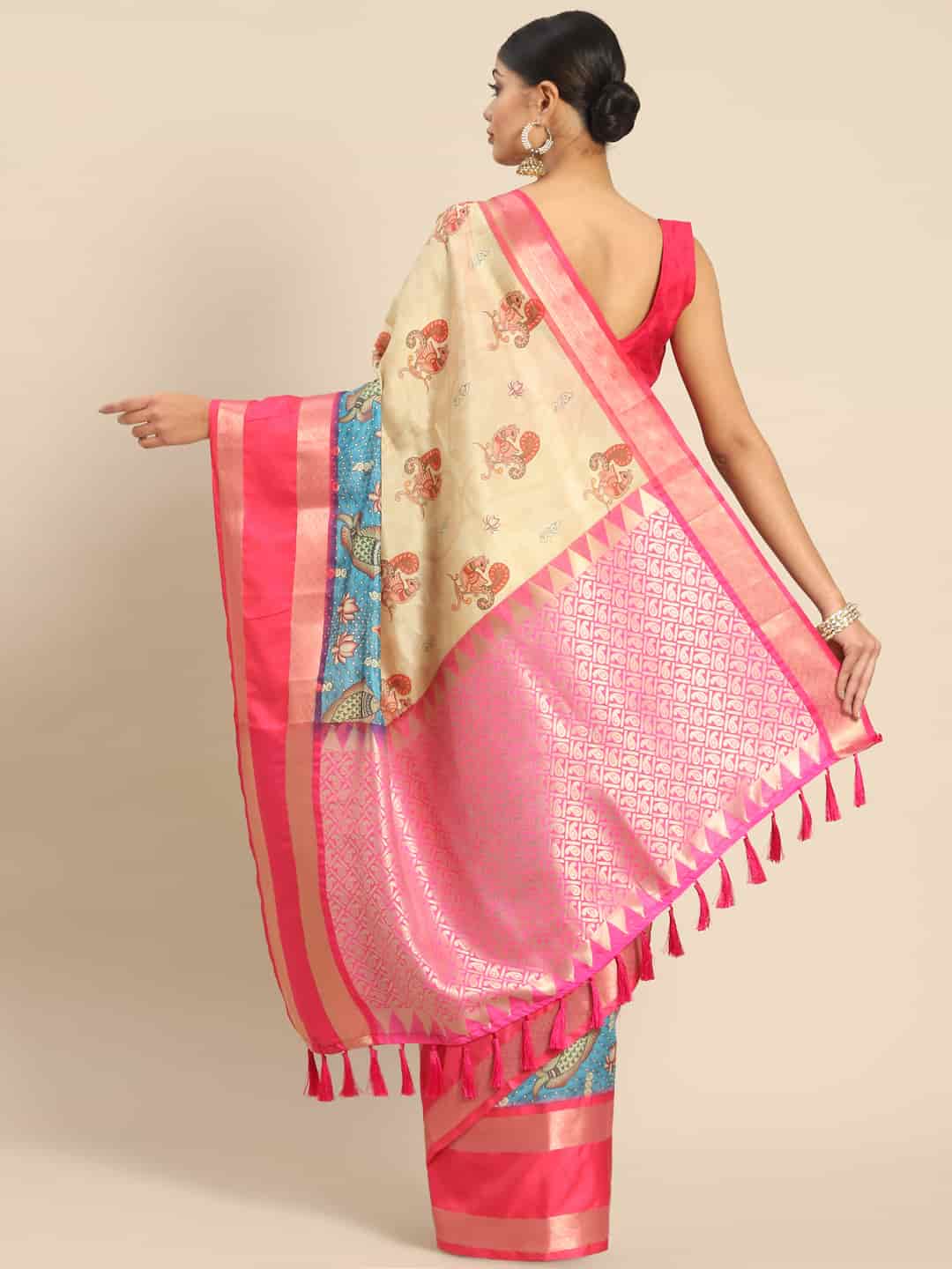 Women's Kanjeewaram Digital Printed Saree