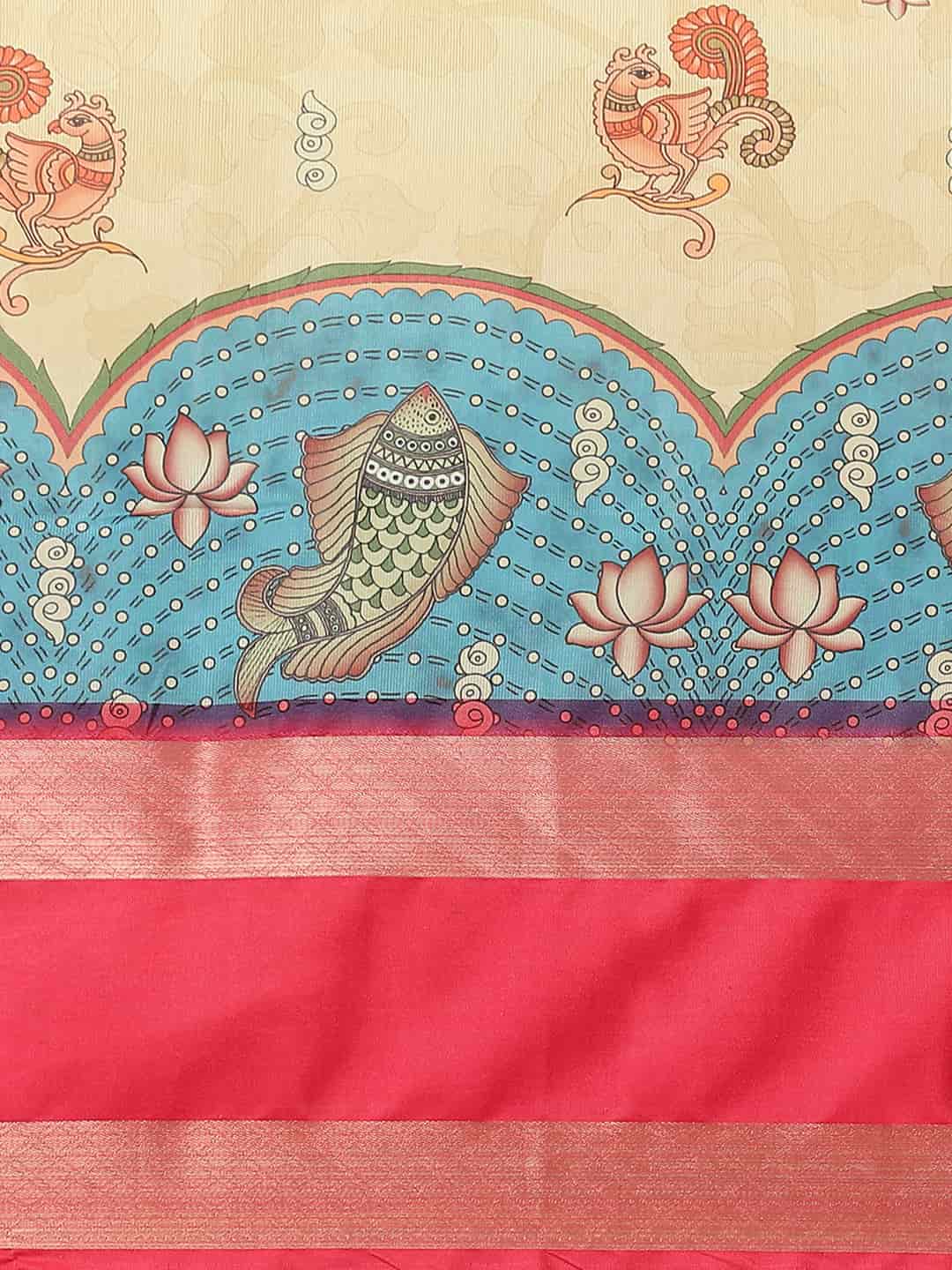 Women's Kanjeewaram Digital Printed Saree