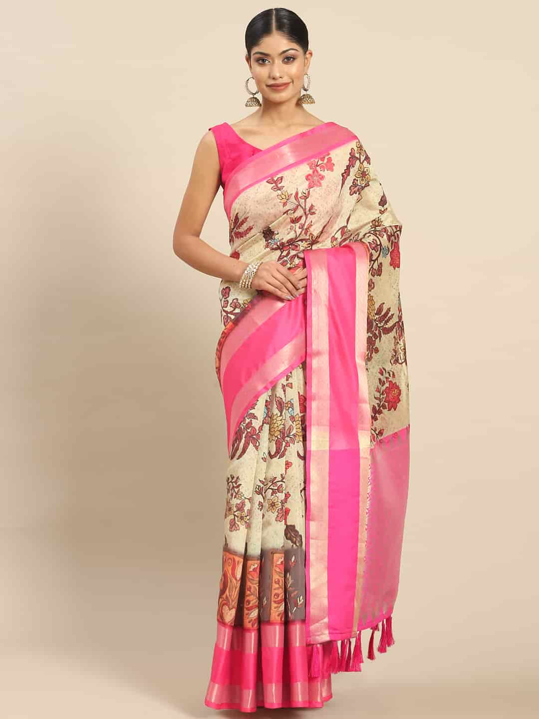 Women's Kanjeewaram Digital Printed Saree
