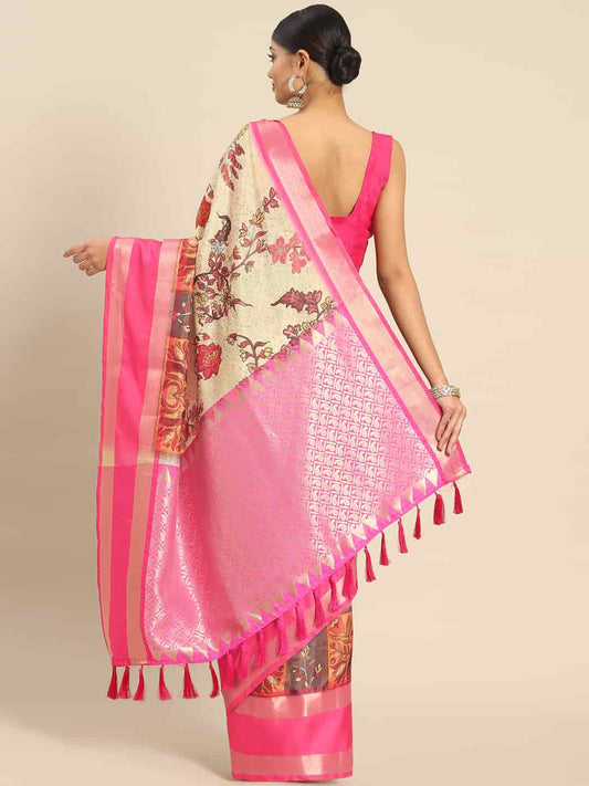 Women's Kanjeewaram Digital Printed Saree