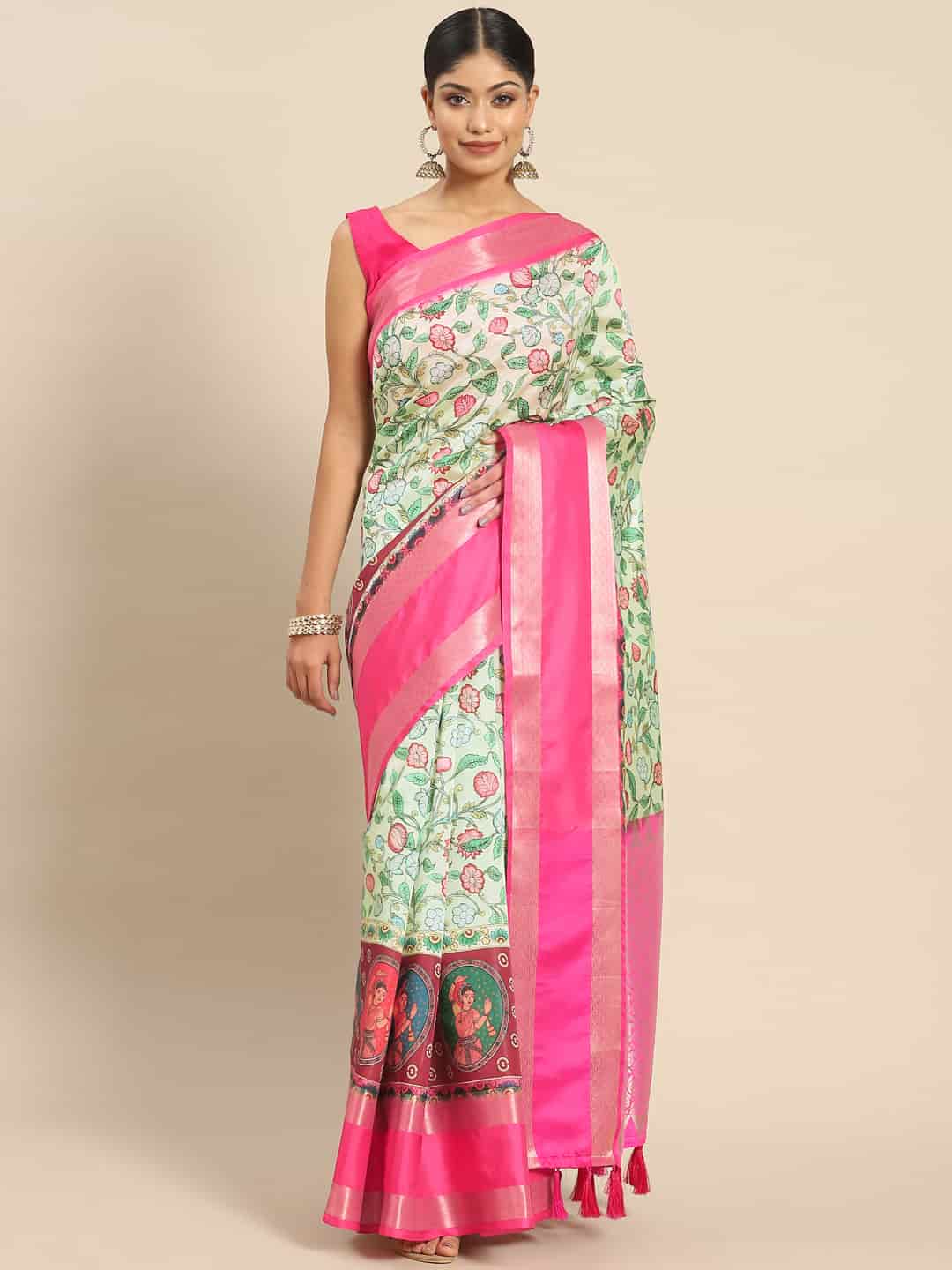 Women's Kanjeewaram Digital Printed Saree