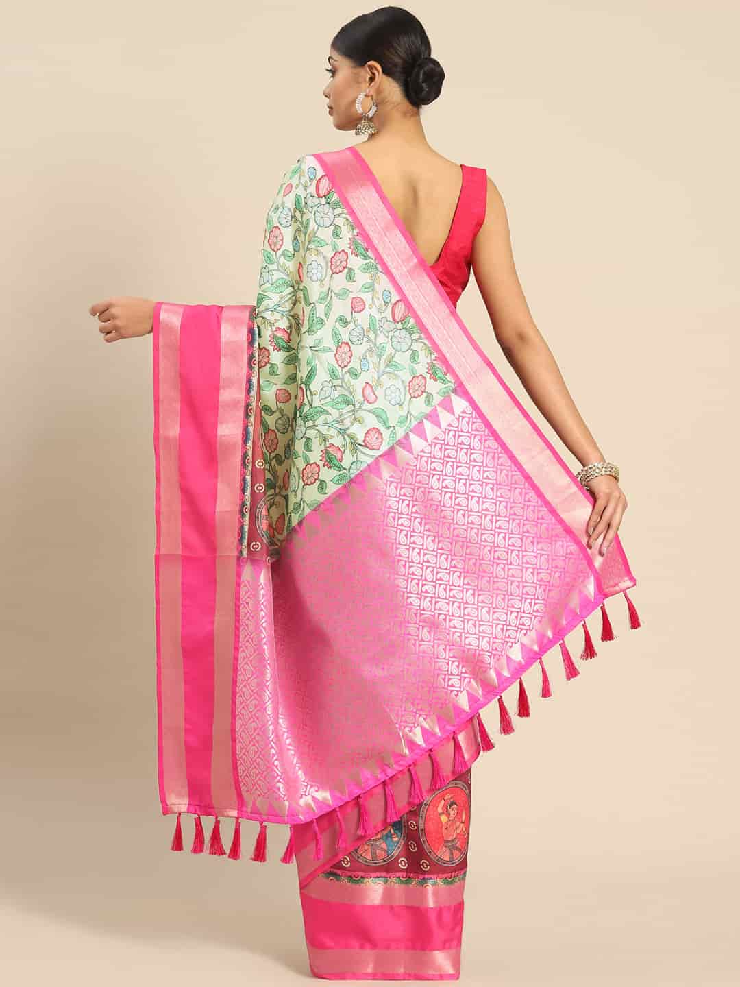 Women's Kanjeewaram Digital Printed Saree