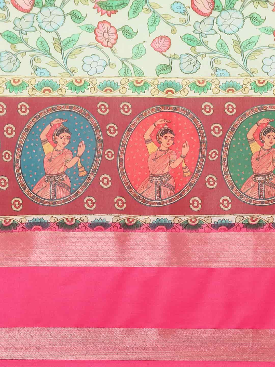 Women's Kanjeewaram Digital Printed Saree
