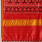Double Ikkat Patola Printed Saree with Weaving Border & Pallu