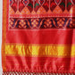 Double Ikkat Patola Printed Saree with Weaving Border & Pallu