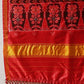 Double Ikkat Patola Printed Saree with Weaving Border & Pallu