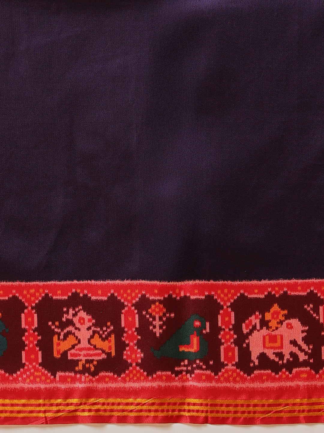 Gala Concept Patola Printed Saree with Weaving Border & Pallu