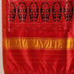 Double Ikkat Patola Printed Saree with Weaving Border & Pallu