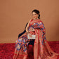 Soft Tusser Silk With Viscous Jacquard Border Patola Sarees